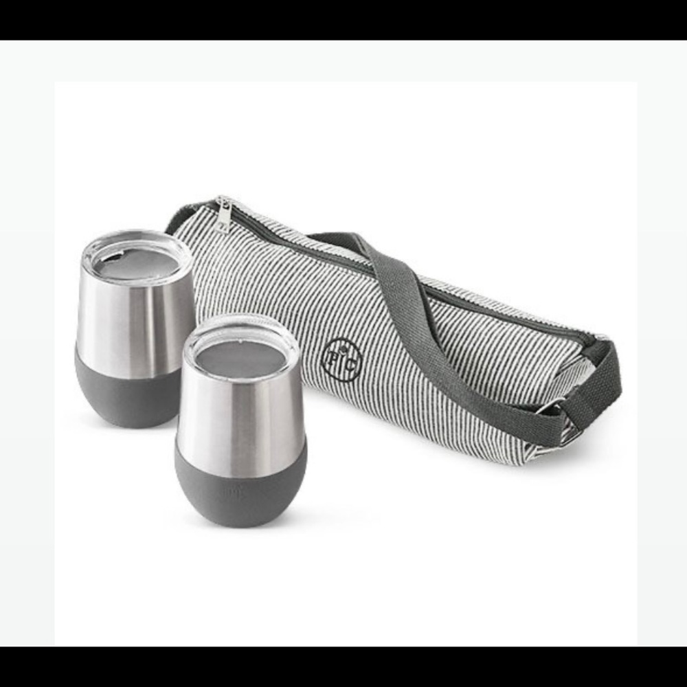 Wine tumblers & wine bag